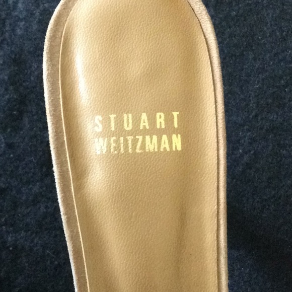 Stuart Weizmann Suede Mules Size 8 N - Picture 2 of 7